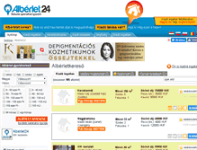 Tablet Screenshot of alberlet24.com